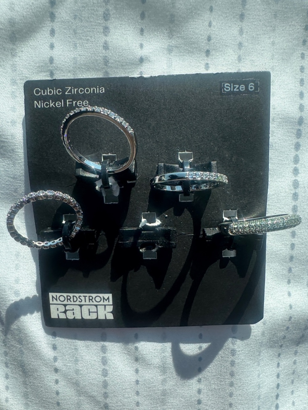 Nordstrom Silver Ring Set